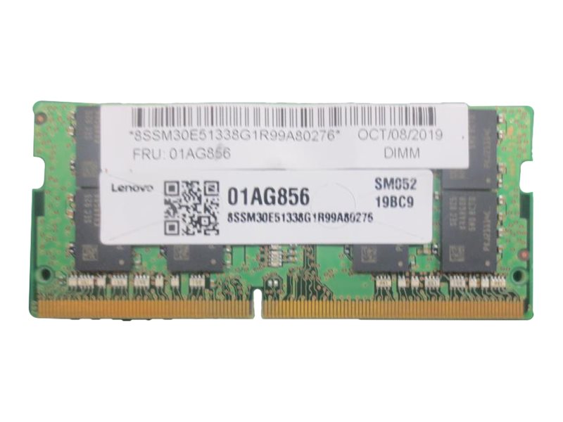 Lenovo - DDR4 - module - 16 GB - SO-DIMM 260-pin - 2666 MHz / PC4-21300 - 1.2 V - unbuffered - non-ECC - CRU - for Flex