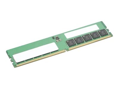 Lenovo - DDR5 - module - 32 GB - DIMM 288-pin - 5600 MHz - unbuffered - ECC - green - for ThinkStation P2 30FR; P3 30GS 4X71N34266