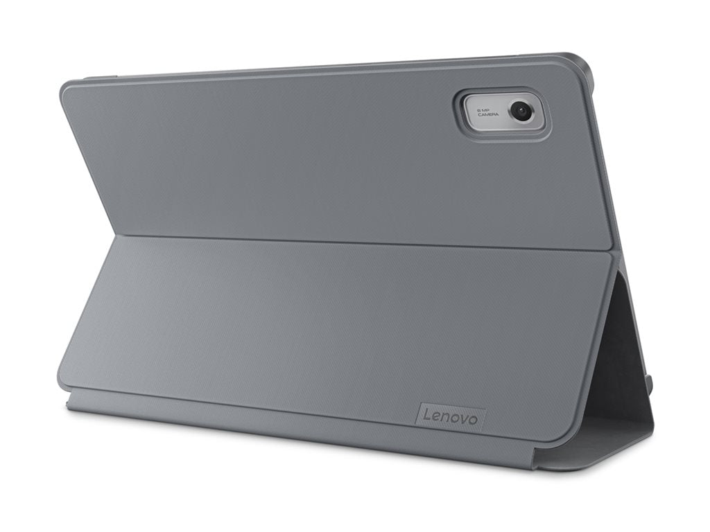 Lenovo - Flip cover for tablet - polyurethane, polycarbonate - arctic gray - for Tab M9 ZAC3, ZAC4, ZAC5, ZAC6 ZG38C04874