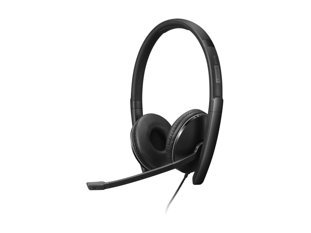 Lenovo Gen 2 - Headset - on-ear - wired - USB-A - black 4XD1P83425