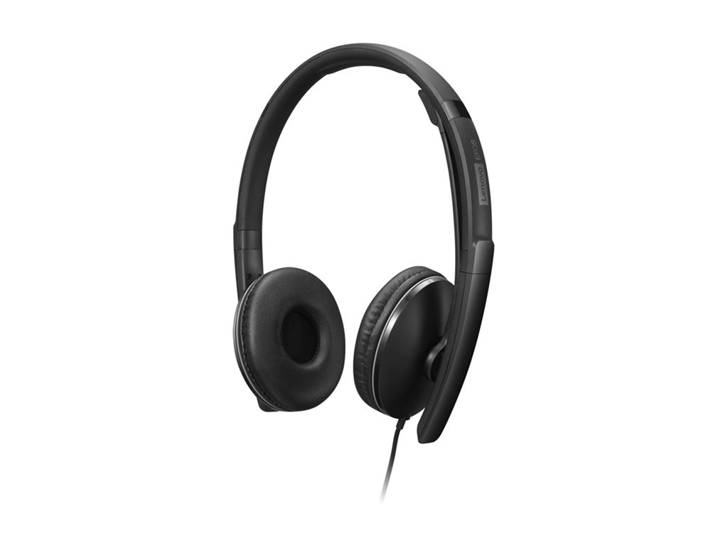 Lenovo Gen 2 - Headset - on-ear - wired - USB-A - black 4XD1P83425