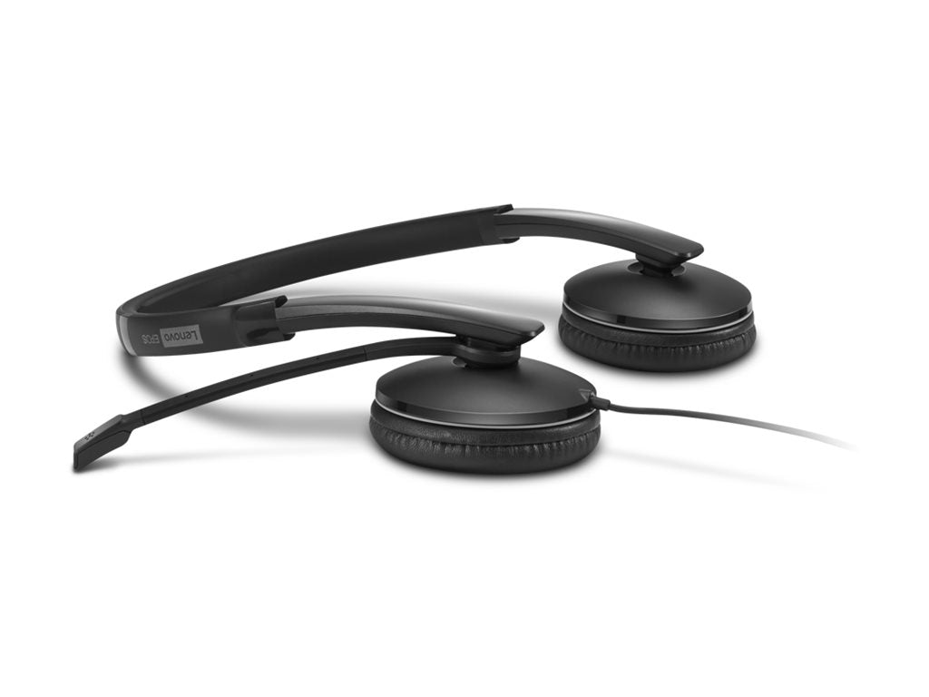 Lenovo Gen 2 - Headset - on-ear - wired - USB-C - black - Zoom Certified 4XD1M39029