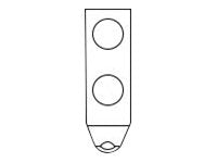 Lenovo - Ground cable - lug connector angled - 8 ft - for ThinkEdge SE450 7D8T