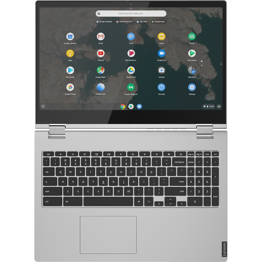Lenovo-IMSourcing Chromebook C340-15 81T9000VUS 15.6 Touchscreen Convertible 2 in 1 Chromebook - Full HD - Intel Core i3 8th Gen i3-8130U - 4 GB - 64 GB Flash Memory - English Keyboard - Mineral Gray"