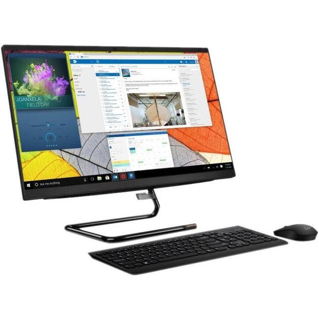 Lenovo-IMSourcing IdeaCentre 3 24ARE05 F0EW005TUS All-in-One Computer - AMD Ryzen 3 4300U - 8 GB - 256 GB SSD - 23.8 Full HD - Desktop - Black"