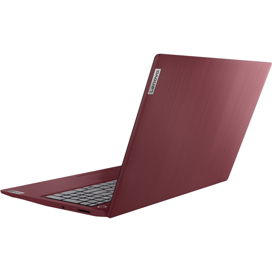 Lenovo-IMSourcing IdeaPad 3 15IIL05 81WE00L5US 15.6 Notebook - Full HD - Intel Core i5 10th Gen i5-1035G1 - 8 GB - 256 GB SSD - English Keyboard - Cherry Red"