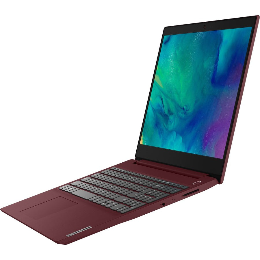 Lenovo-IMSourcing IdeaPad 3 15IIL05 81WE00L5US 15.6 Notebook - Full HD - Intel Core i5 10th Gen i5-1035G1 - 8 GB - 256 GB SSD - English Keyboard - Cherry Red"