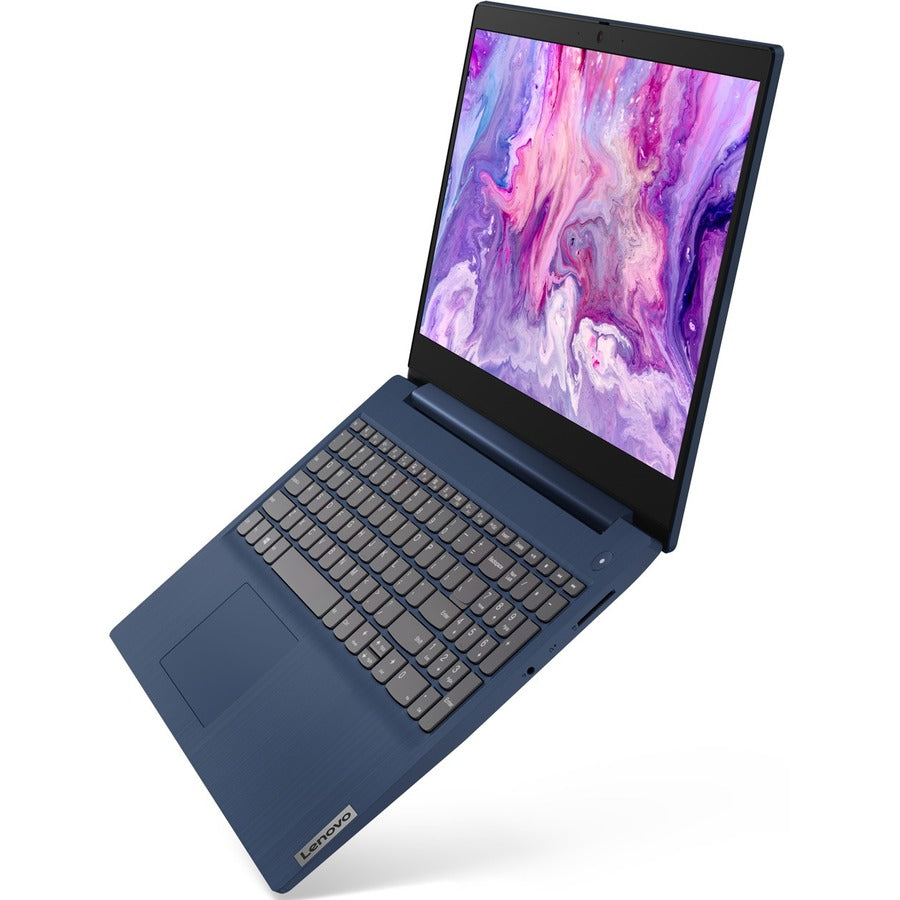 Lenovo-IMSourcing IdeaPad 3 15IML05 81WR000AUS 15.6 Touchscreen Notebook - HD - Intel Core i5 10th Gen i5-10210U - 8 GB - 512 GB SSD - English Keyboard - Abyss Blue"