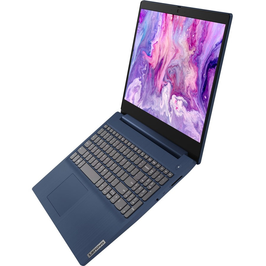 Lenovo-IMSourcing IdeaPad 3 15IML05 81WR000FUS 15.6 Touchscreen Notebook - HD - Intel Core i3 10th Gen i3-10110U - 8 GB - 256 GB SSD - English Keyboard - Abyss Blue"