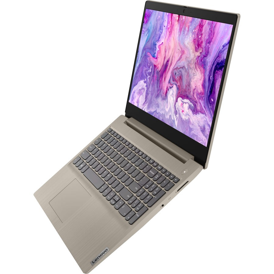 Lenovo-IMSourcing IdeaPad 3 15ITL05 81X800EMUS 15.6 Notebook - Full HD - Intel Core i3 11th Gen i3-1115G4 - 4 GB - 128 GB SSD - English Keyboard - Almond"