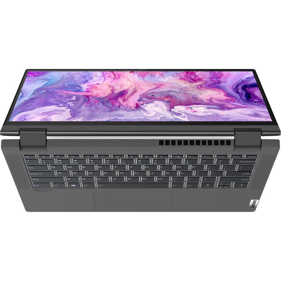 Lenovo-IMSourcing IdeaPad Flex 5 14ITL05 82HS000WUS 14 Touchscreen Convertible 2 in 1 Notebook - Full HD - Intel Core i7 11th Gen i7-1165G7 - 12 GB - 512 GB SSD - English (US) Keyboard - Graphite Gray"