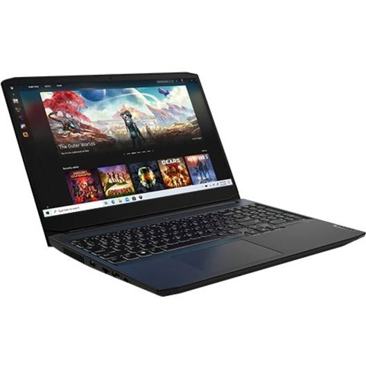 Lenovo-IMSourcing IdeaPad Gaming 3 15IHU6 82K10003US 15.6 Gaming Notebook - Full HD - Intel Core i7 11th Gen i7-11370H - 8 GB - 1 TB HDD - 256 GB SSD - English (US) Keyboard - Shadow Black"