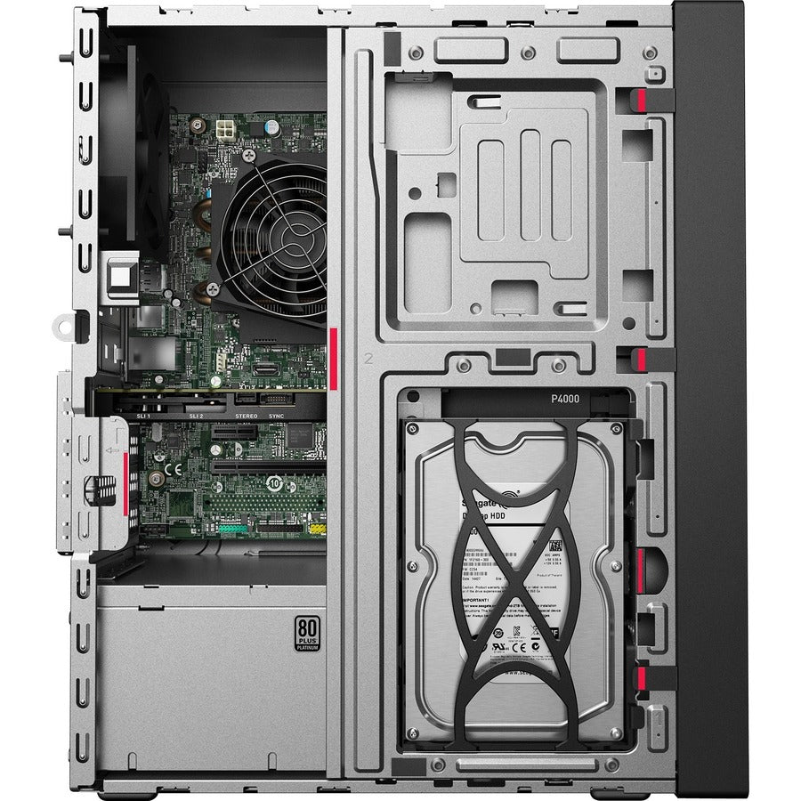 Lenovo-IMSourcing ThinkStation P330 30D0S8YG00 Workstation - 1 x Intel Core i5 9th Gen i5-9500 - 8 GB - 2 TB HDD - Tower - Raven Black