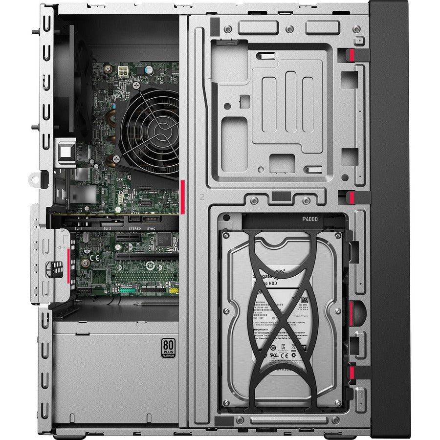 Lenovo-IMSourcing ThinkStation P330 30D0S8YG00 Workstation - 1 x Intel Core i5 9th Gen i5-9500 - 8 GB - 2 TB HDD - Tower - Raven Black