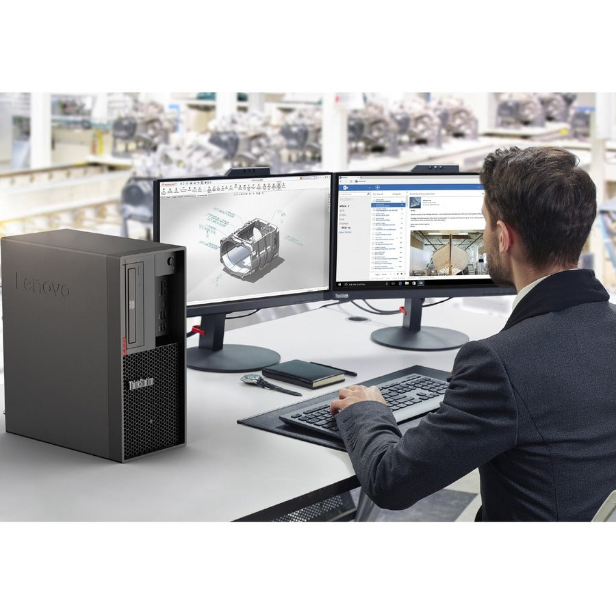 Lenovo-IMSourcing ThinkStation P330 30D0S8YG00 Workstation - 1 x Intel Core i5 9th Gen i5-9500 - 8 GB - 2 TB HDD - Tower - Raven Black