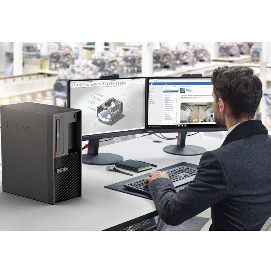 Lenovo-IMSourcing ThinkStation P330 30D0S8YG00 Workstation - 1 x Intel Core i5 9th Gen i5-9500 - 8 GB - 2 TB HDD - Tower - Raven Black