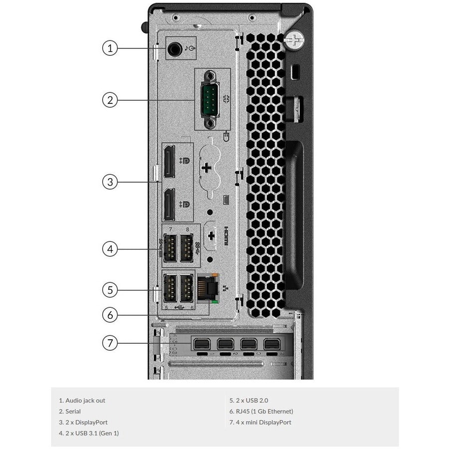 Lenovo-IMSourcing ThinkStation P330 30D2S35M00 Workstation - 1 x Intel Core i5 9th Gen i5-9500 - 8 GB - 1 TB HDD - Small Form Factor - Raven Black