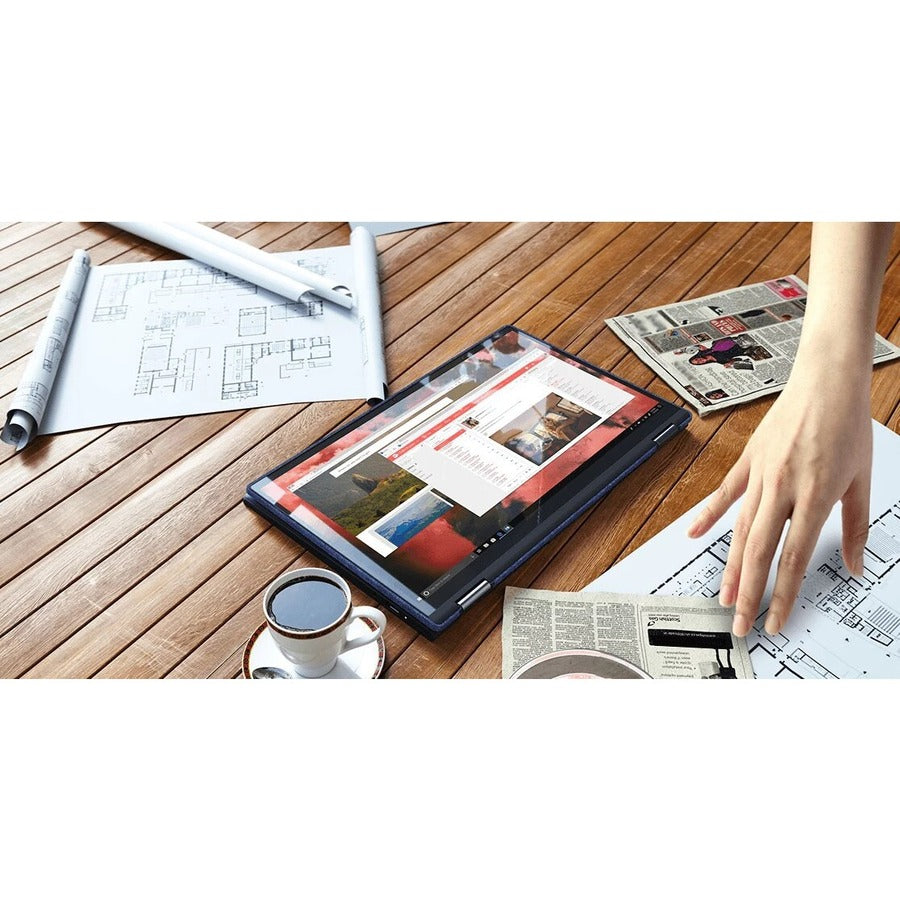 Lenovo-IMSourcing Yoga 6 13ALC6 82ND0007US 13.3 Touchscreen Convertible 2 in 1 Notebook - Full HD - AMD Ryzen 5 5500U - 8 GB - 512 GB SSD - English (US) Keyboard - Abyss Blue"