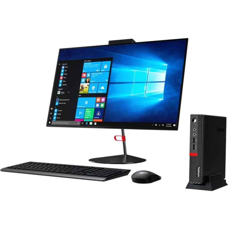 Lenovo-Imsourcing Thinkcentre M625Q 10Tf002Wus Desktop Computer - Amd A-Series A9-9420E Dual-Core (2 Core) 1.80 Ghz - 4 Gb Ram Ddr4 Sdram - 128 Gb M.2 Pci Express Nvme Ssd - Tiny - Black
