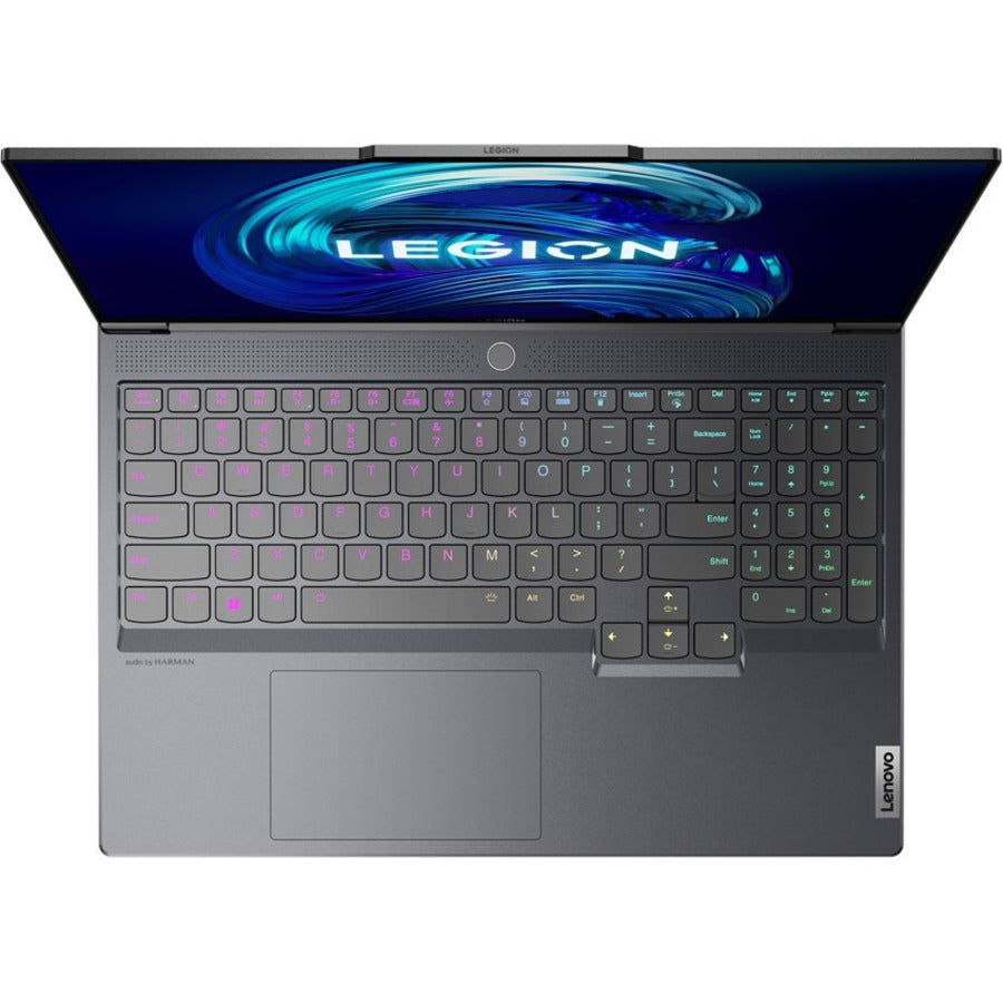 Lenovo Legion 7 16Iax7 82Td0008Us 16" Gaming Notebook - Wqxga - 2560 X 1600 - Intel Core I9 12Th Gen I9-12900Hx Hexadeca-Core (16 Core) 2.30 Ghz - 32 Gb Total Ram - 2 Tb Ssd - Storm Gray, Black