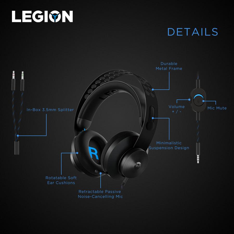 Lenovo Legion H300 Headset Wired Head-Band Gaming Black