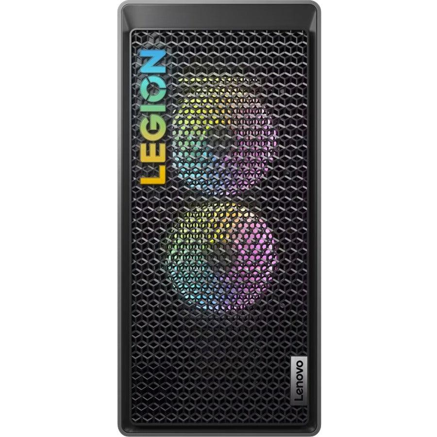 Lenovo Legion T5 26IRB8 90UT000MUS Gaming Desktop Computer - Intel Core i5 13th Gen i5-13400F Deca-core (10 Core) 2.50 GHz - 8 GB RAM DDR5 SDRAM - 1 TB HDD - 512 GB M.2 PCI Express NVMe 4.0 x4 SSD - Tower - Storm Gray