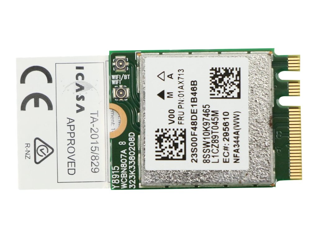 Lenovo - Network adapter - M.2 Card - Bluetooth, Wi-Fi - FRU - for Chromebook S345-14; IdeaPad S540-13; ThinkCentre