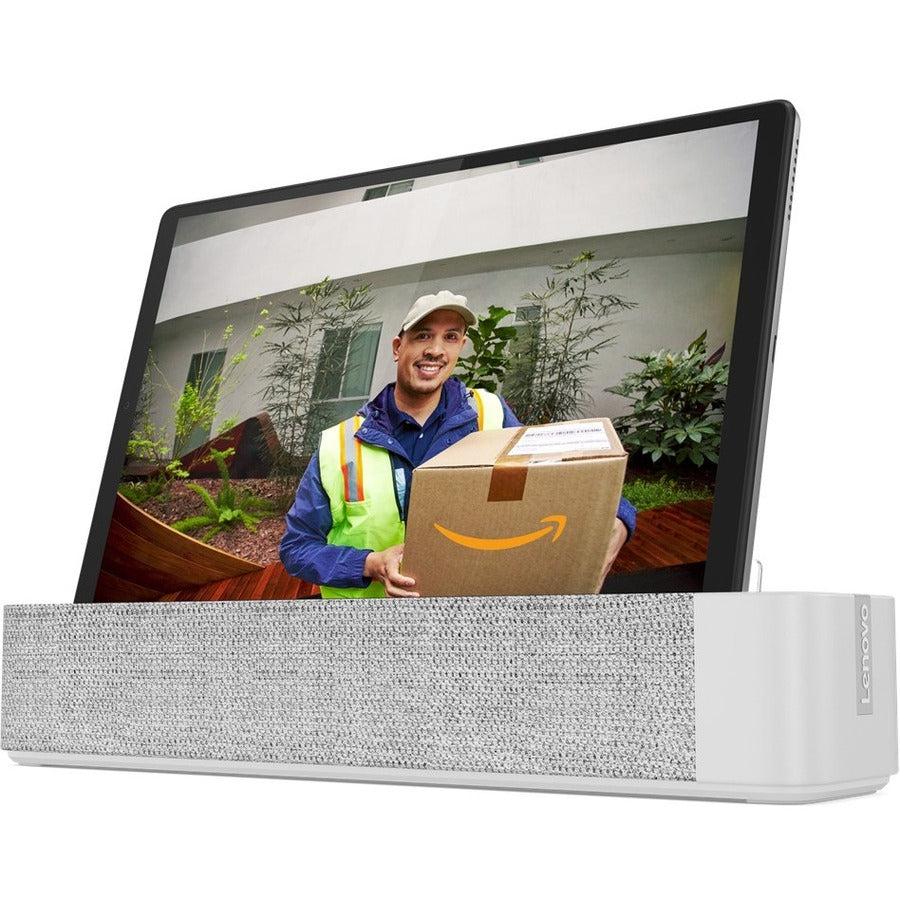 Lenovo Smart Tab M10 TB-X606FA Tablet - 10.3" WUXGA - Cortex A53 Octa-core (8 Core) 2.30 GHz Quad-core (4 Core) 1.60 GHz - 4 GB RAM - 128 GB Storage - Android 9.0 Pie - Platinum Gray