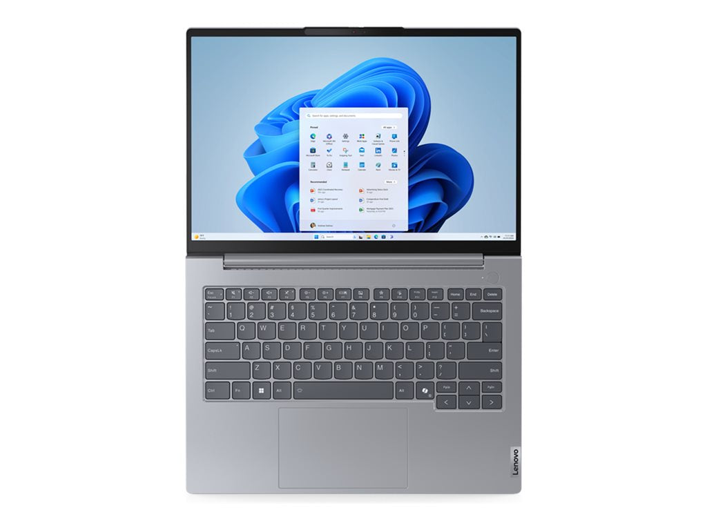 Lenovo ThinkBook 14 G7 IML 21MR - 180-degree hinge design - Intel Core Ultra 7 - 155U / up to 4.8 GHz - Win 11 Pro - Intel Graphics 21MR0093US