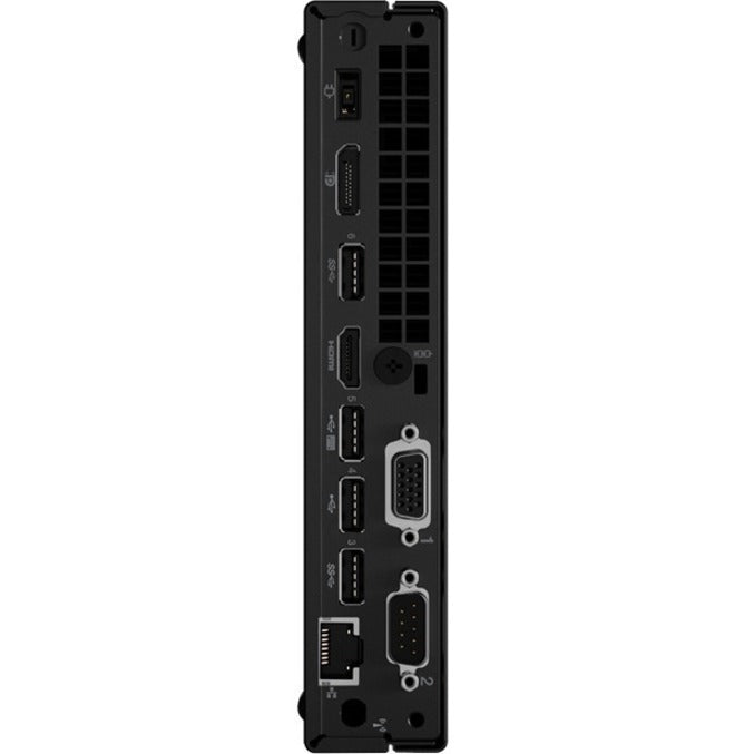 Lenovo ThinkCentre M60e 11LV008SUS Desktop Computer - Intel Core i5 10th Gen i5-1035G1 - 8 GB - 256 GB SSD - Tiny - Black