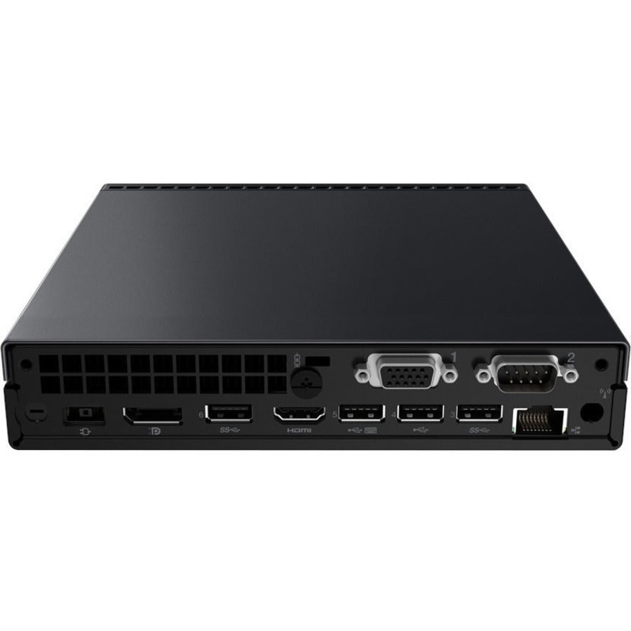 Lenovo ThinkCentre M60e 11LV008SUS Desktop Computer - Intel Core i5 10th Gen i5-1035G1 - 8 GB - 256 GB SSD - Tiny - Black