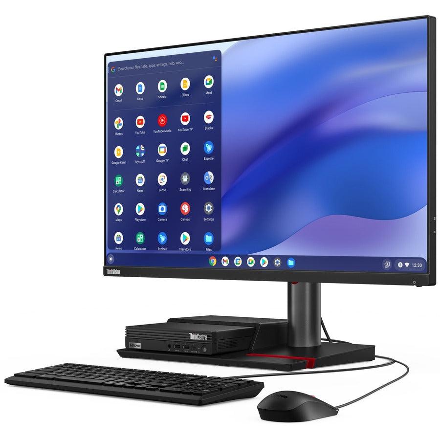 Lenovo ThinkCentre M60q 12C6000EUS Chromebox - Intel Core i5 12th Gen i5-1235U Deca-core (10 Core) 1.30 GHz - 8 GB RAM DDR4 SDRAM - 256 GB M.2 PCI Express NVMe 4.0 x4 SSD - Tiny - Black