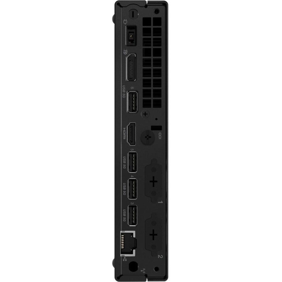Lenovo ThinkCentre M60q 12C6000EUS Chromebox - Intel Core i5 12th Gen i5-1235U Deca-core (10 Core) 1.30 GHz - 8 GB RAM DDR4 SDRAM - 256 GB M.2 PCI Express NVMe 4.0 x4 SSD - Tiny - Black
