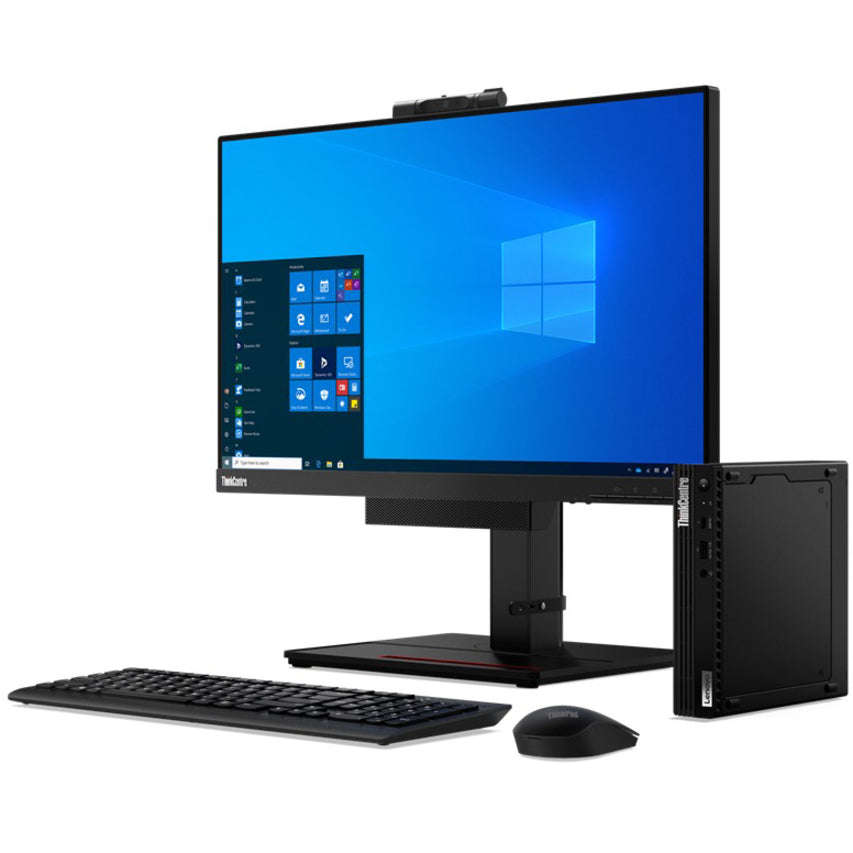 Lenovo ThinkCentre M70q Gen 2 11MY009NUS Desktop Computer - Intel Core i5 11th Gen I5-11400T - 8 GB - 128 GB SSD - Tiny - Black