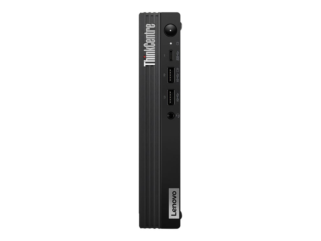 Lenovo ThinkCentre M70q Gen 3 11T3 - Tiny - Core i3 12100T / up to 4.1 GHz - RAM 8 GB - SSD 128 GB - NVMe - UHD Graphics