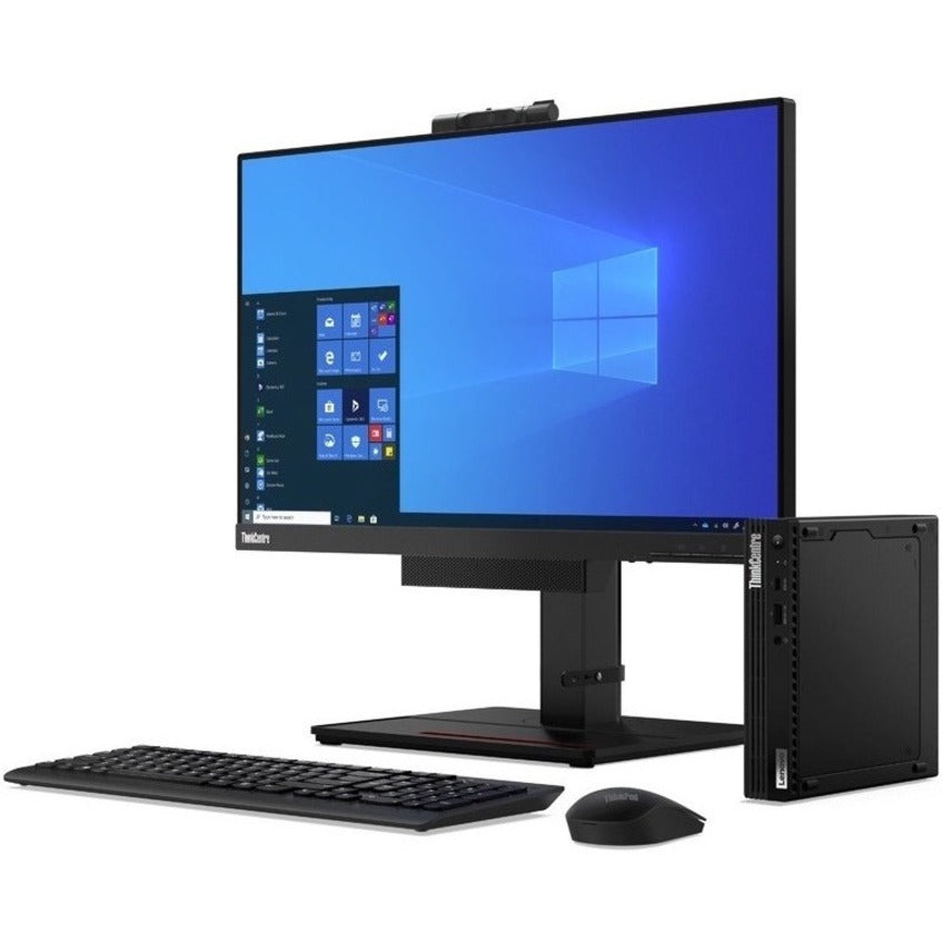Lenovo ThinkCentre M75q Gen 2 11JN002PUS Desktop Computer - AMD Ryzen 5 PRO 5650GE - 8 GB - 256 GB SSD - Tiny - Black