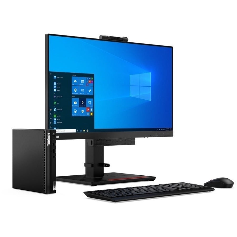 Lenovo ThinkCentre M75q Gen 2 11JN002RUS Desktop Computer - AMD Ryzen 7 PRO 5750GE - 16 GB - 512 GB SSD - Tiny - Black