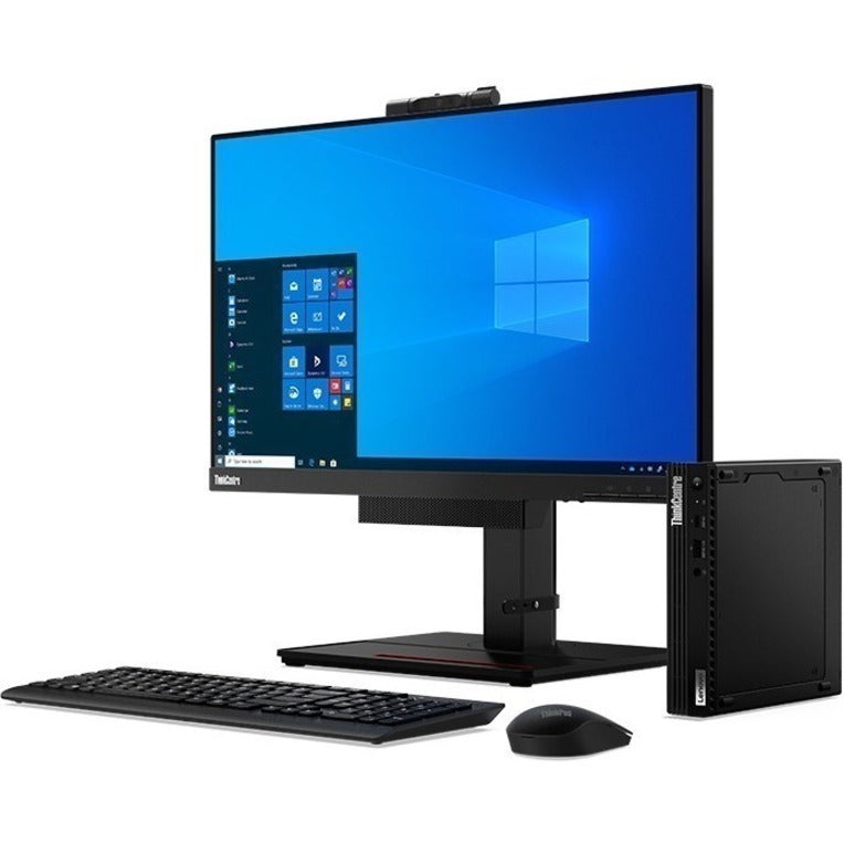 Lenovo ThinkCentre M75q Gen 2 11JN007FUS Desktop Computer - AMD Ryzen 3 PRO 5350GE - 8 GB - 256 GB SSD - Tiny - Black