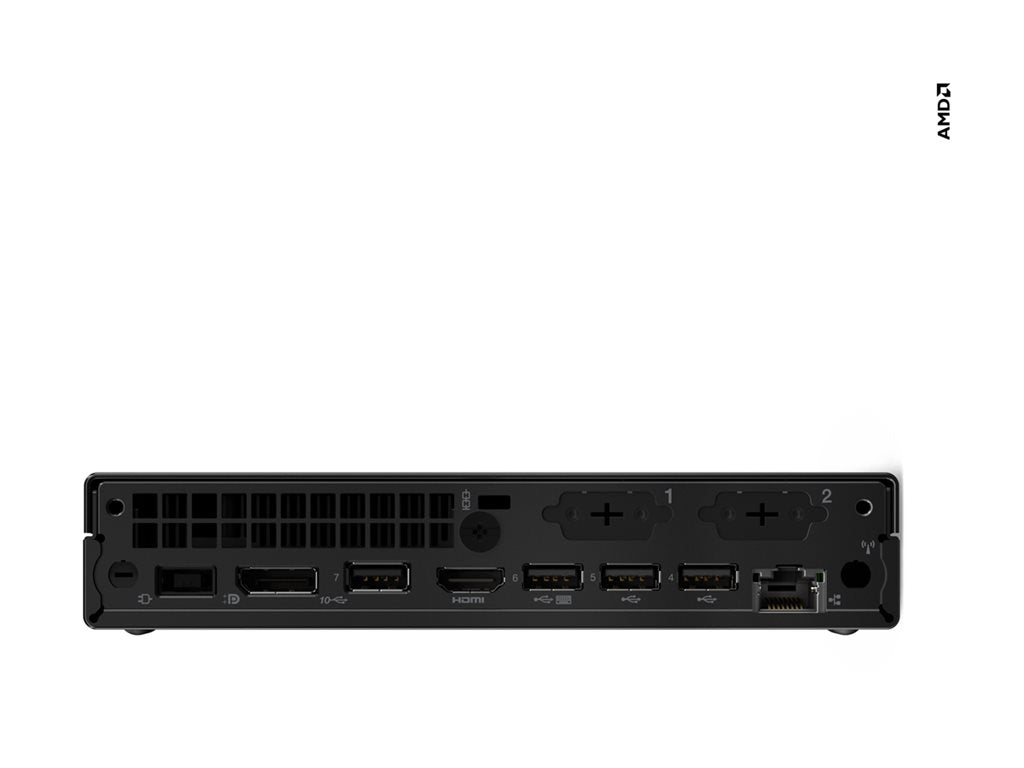 Lenovo ThinkCentre M75q Gen 5 12RQ - Tiny Ryzen 3 Pro 8300GE / up to 4.9 GHz - RAM 8 GB - SSD 256 GB - TCG Opal Encryption 2, 12RQ000FUS