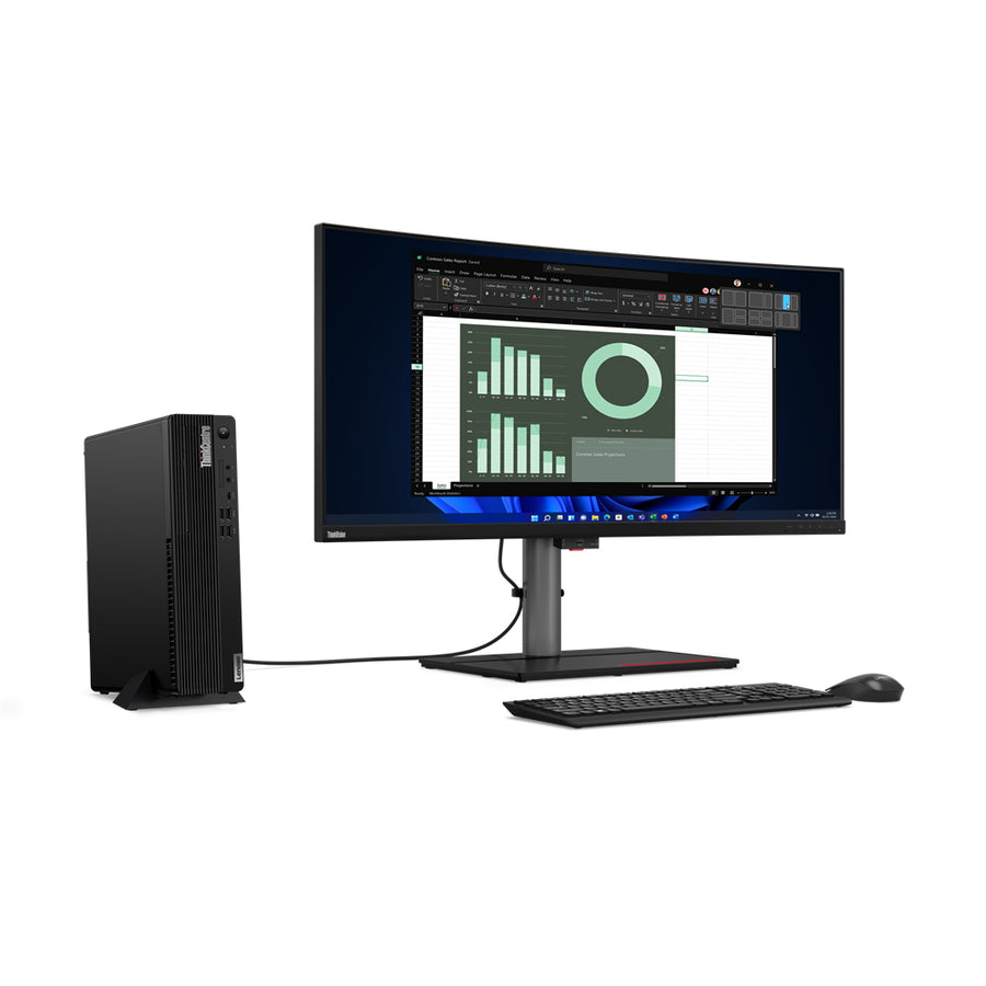 Lenovo ThinkCentre M80s Gen 3 11TG001MUS Desktop Computer - Intel Core i5 12th Gen i5-12500 - vPro Technology - 16 GB - 512 GB SSD - Small Form Factor - Black