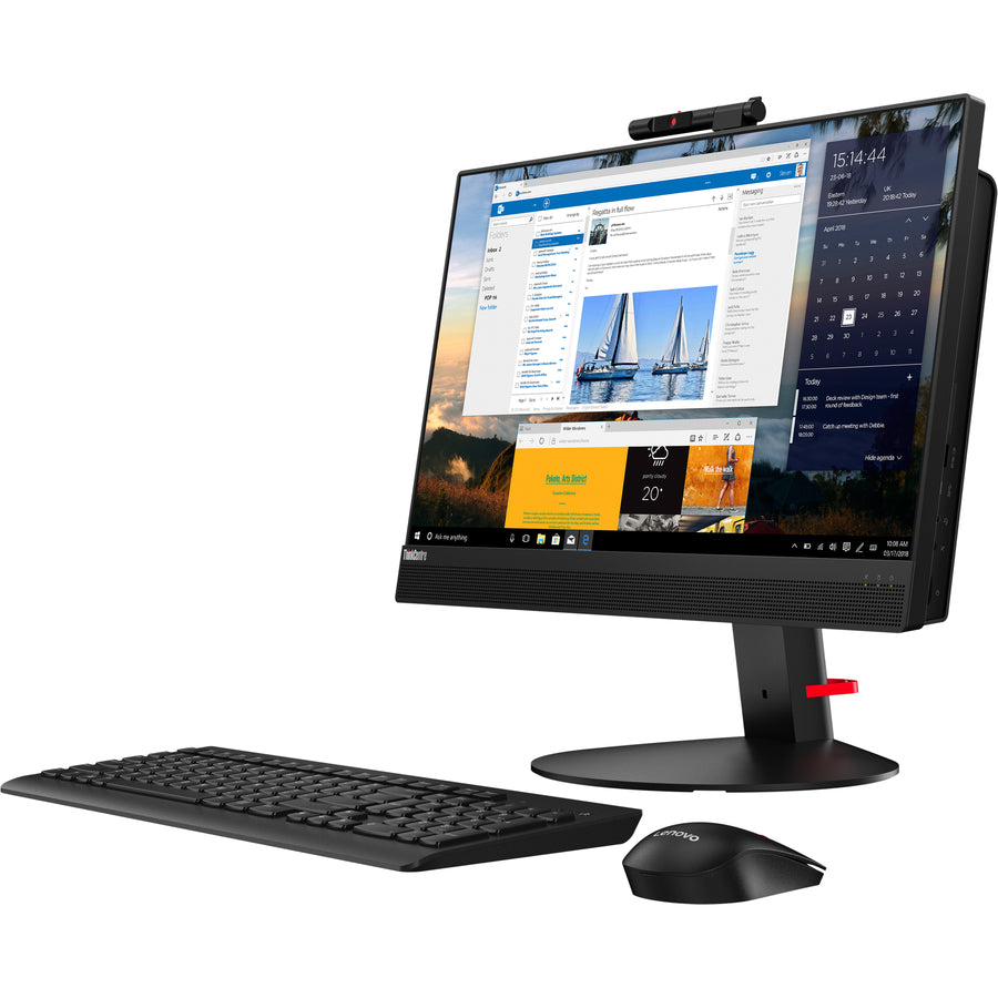 Lenovo ThinkCentre M820z 10SDS3P000 All-in-One Computer - Intel Core i7 8th Gen i7-8700 - 8 GB - 1 TB HDD - 21.5 - Desktop - Business Black"