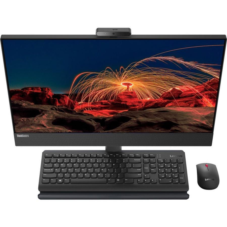 Lenovo ThinkCentre M90a Gen 3 Pro 11VA004UUS All-in-One Computer - Intel Core i5 12th Gen i5-12500 - vPro Technology - 16 GB - 512 GB SSD - 23.8 WQHD - Desktop - Black"