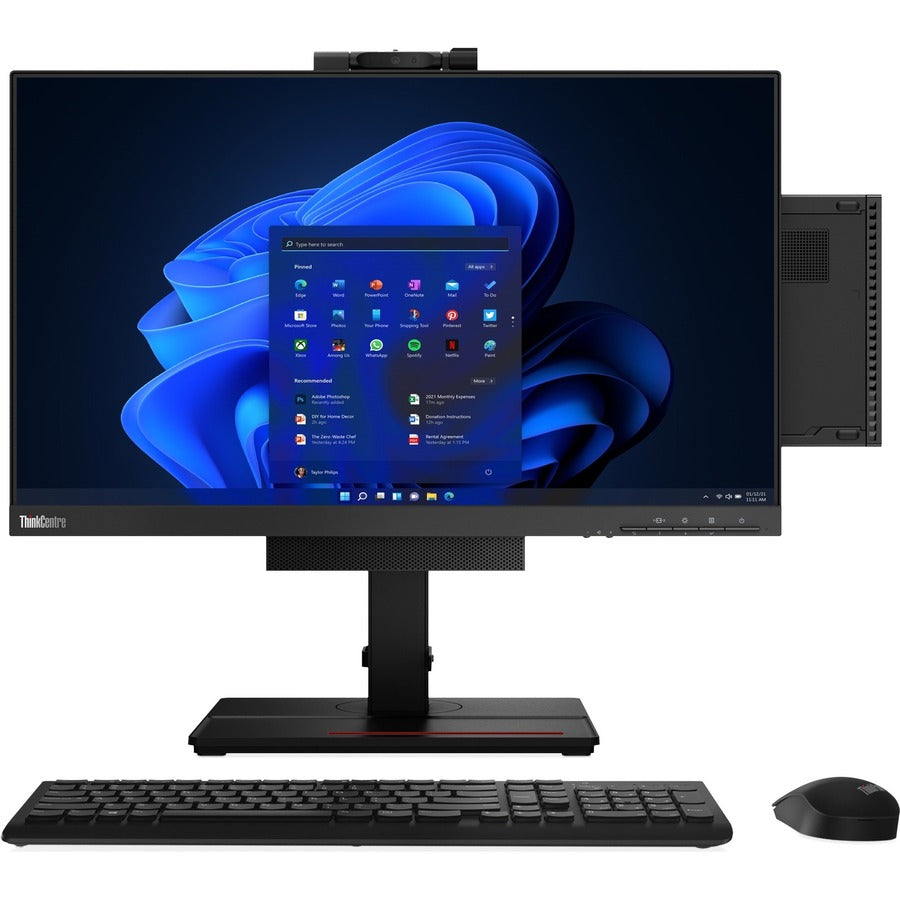 Lenovo ThinkCentre M90q Gen 3 11U5005JUS Desktop Computer - Intel Core i5 12th Gen i5-12500 - 8 GB - 256 GB SSD - Tiny - Black