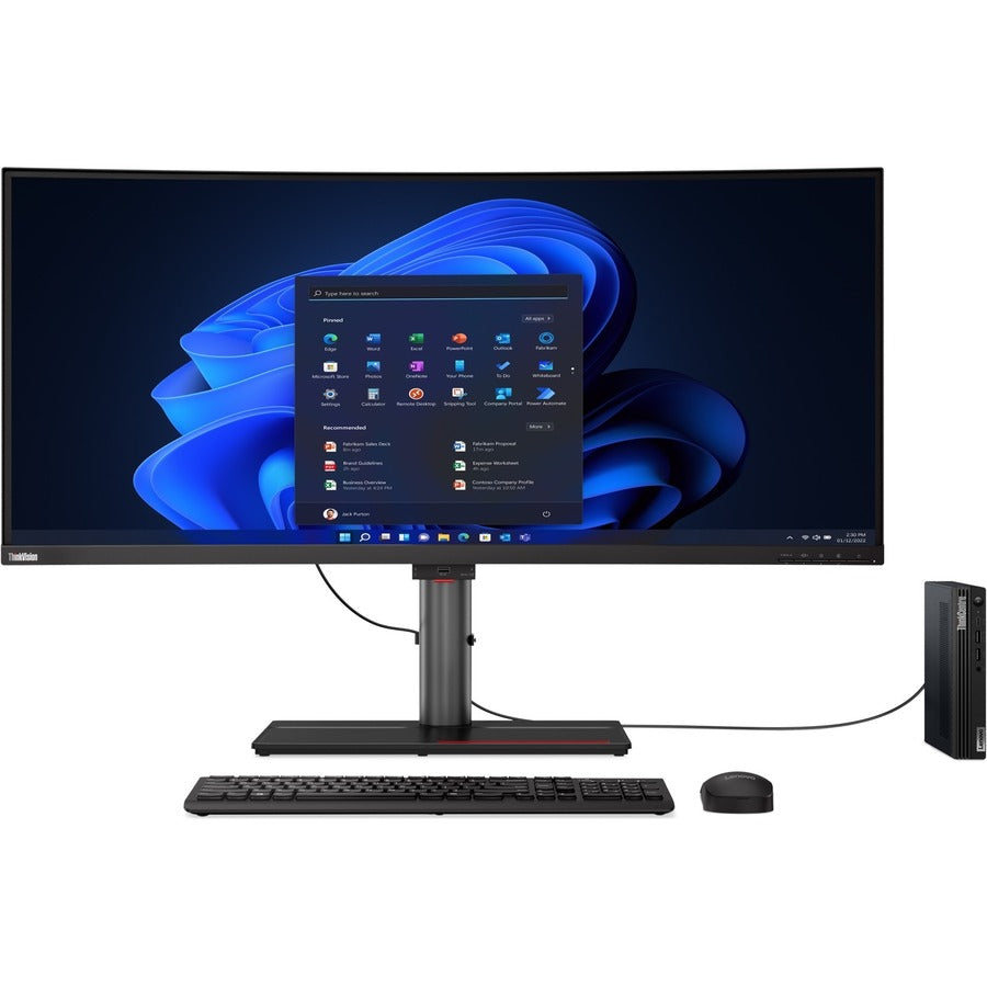 Lenovo ThinkCentre M90q Gen 3 11U5005TUS Desktop Computer - Intel Core i7 12th Gen i7-12700 - 16 GB - 512 GB SSD - Tiny - Black