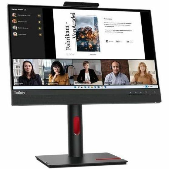 Lenovo ThinkCentre TIO22GEN5 22" Class Webcam Full HD LED Monitor - 16:9 - Black - 21.5"