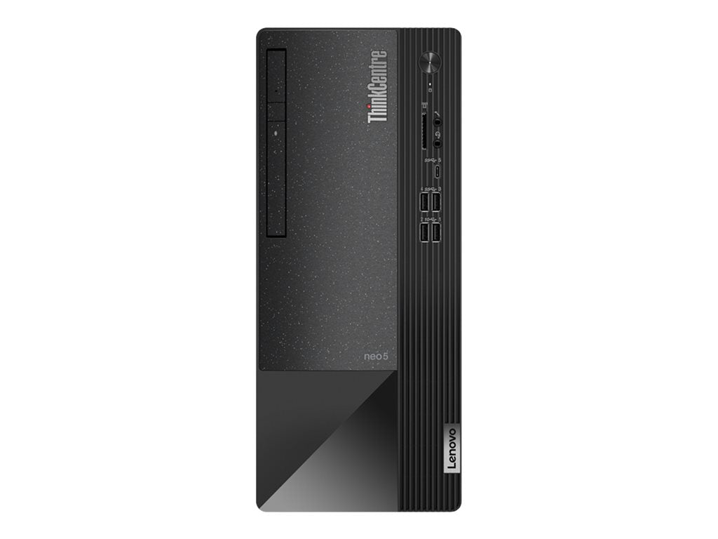 Lenovo ThinkCentre neo 50t 11SE - Tower Core i3 12100 / up to 4.3 GHz - RAM 4 GB - HDD 1 TB - DVD-Writer - UHD Graphics