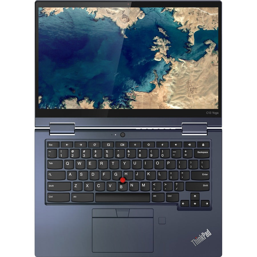Lenovo ThinkPad C13 Yoga Gen 1 20UXS06800 13.3 Touchscreen Convertible 2 in 1 Chromebook - Full HD - AMD Athlon Gold 3150C - 4 GB - 32 GB Flash Memory - Abyss Blue"