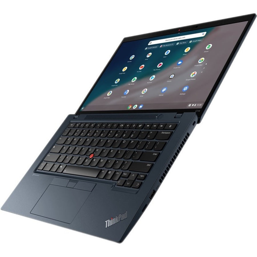 Lenovo ThinkPad C14 Gen 1 21C9000KUS 14 Touchscreen Chromebook - Full HD - Intel Core i7 12th Gen i7-1265U - vPro Technology - 16 GB - 256 GB SSD - English Keyboard - Abyss Blue"