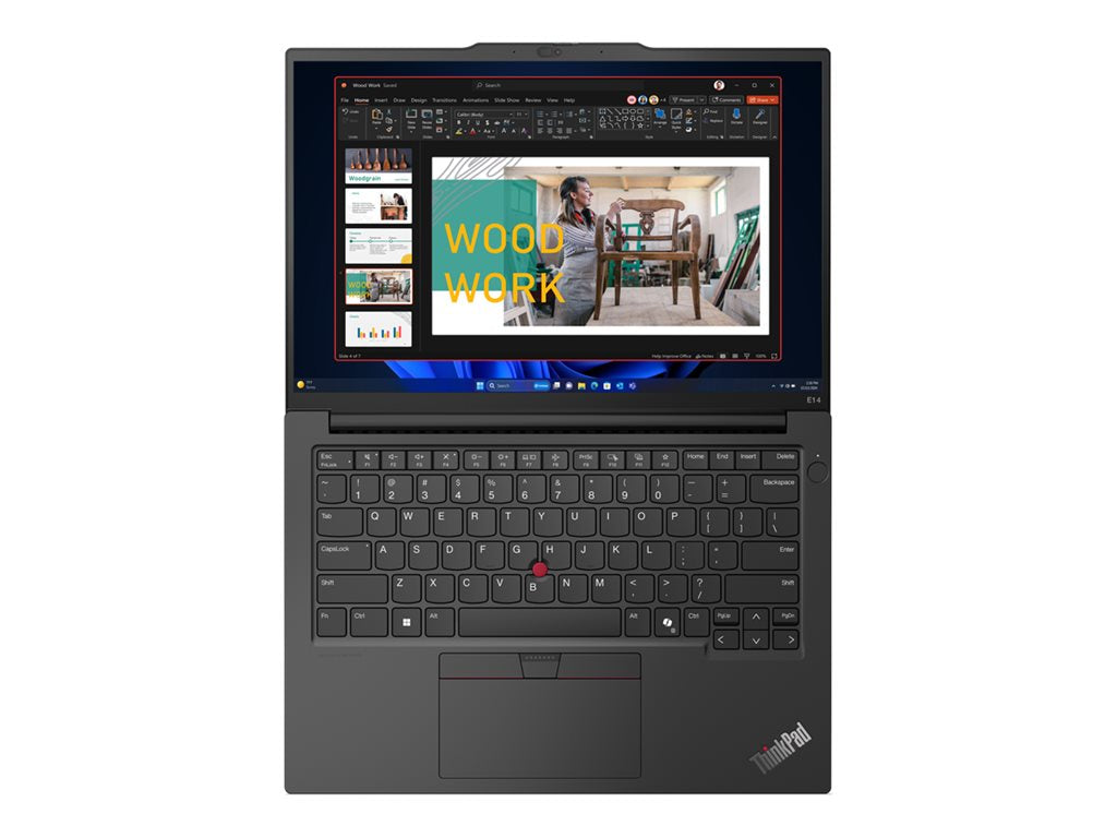 Lenovo ThinkPad E14 Gen 6 21M7 - 180-degree hinge design - Intel Core Ultra 7 - 155U / up to 4.8 GHz - Win 11 Pro - Intel Graphics 21M70005US