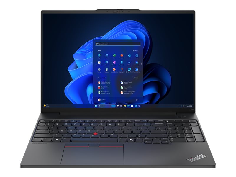 Lenovo ThinkPad E16 Gen 2 21MA - 180-degree hinge design - Intel Core Ultra 5 - 125U / up to 4.3 GHz - Win 11 Pro - Intel Graphics 21MA0004US